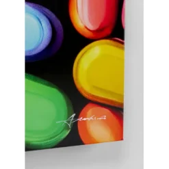 KARE Design Tableau sur toile Pastilla colore 70x140cm><noscript><img width=