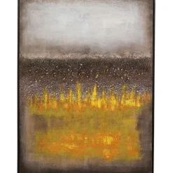 KARE Design Tableau sur toile Vista jaune 90x120cm> Accessoires