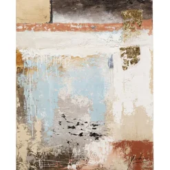 KARE Design Tableau sur toîle Art Splash bleu 90x120cm> Accessoires