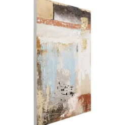 KARE Design Tableau sur toîle Art Splash bleu 90x120cm><noscript><img width=