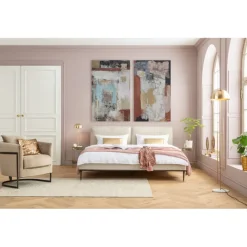 KARE Design Tableau sur toîle Art Splash orange 90x120cm> Accessoires