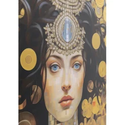 KARE Design Tableau verre Art Nouveau Lady 3D 120x120cm><noscript><img width=