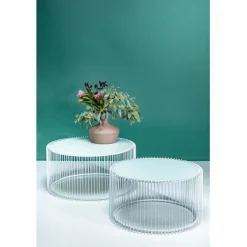 KARE Design Tables basses Wire blanches (set de 2)> Meubles