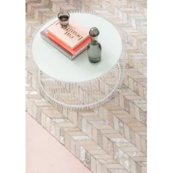 KARE Design Tables basses Wire blanches (set de 2)><noscript><img width=