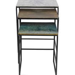 KARE Design Tables d appoint Ray carré (3/Set)> Meubles