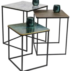 KARE Design Tables d appoint Ray carré (3/Set)><noscript><img width=