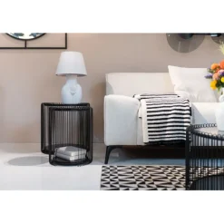 KARE Design Tables d appoint Wire Cut Out noir (2/Set)> Meubles