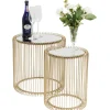 KARE Design Tables d appoint Wire laiton (2/Set)> Meubles