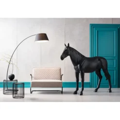 KARE Design Tables d appoint Wire noir (set/2) Ø44cm><noscript><img width=