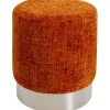 KARE Design Tabouret Berry High silver orange Ø39cm> Meubles