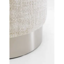 KARE Design Tabouret Berry High silver beige Ø39cm><noscript><img width=