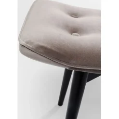 KARE Design Tabouret Black Vicky velours gris 46x59cm><noscript><img width=