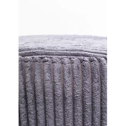KARE Design Tabouret Cherry Grey velours cotelé laiton Ø35cm><noscript><img width=