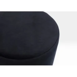 KARE Design Tabouret Cherry noir laiton Ø35cm><noscript><img width=