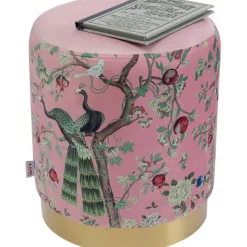 KARE Design Tabouret Cherry Peacock laiton Ø32cm><noscript><img width=