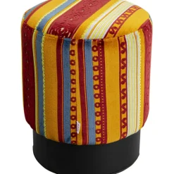 KARE Design Tabouret Cherry Very British noir Ø36cm> Meubles