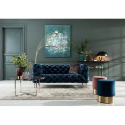 KARE Design Tabouret Cherry vieux rose laiton Ø35cm><noscript><img width=