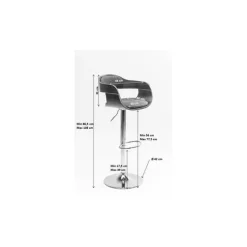 KARE Design Tabouret de bar Costa noir><noscript><img width=