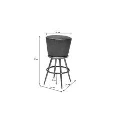 KARE Design Tabouret de bar Lady Rock Vintage><noscript><img width=