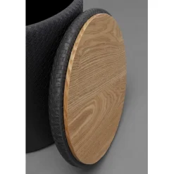 KARE Design Tabouret enezia Storage anthracite Ø40cm><noscript><img width=
