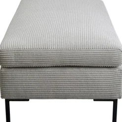 KARE Design Tabouret Gianni Cord gris><noscript><img width=