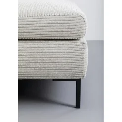 KARE Design Tabouret Gianni Cord gris><noscript><img width=