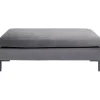 KARE Design Tabouret Gianni velours gris noir> Meubles