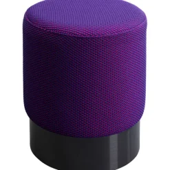 KARE Design Tabouret Jody violet - Mesh noir Ø35cm> Meubles