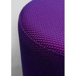 KARE Design Tabouret Jody violet - Mesh noir Ø35cm><noscript><img width=