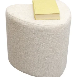 KARE Design Tabouret Lovely crème 36x34cm> Meubles