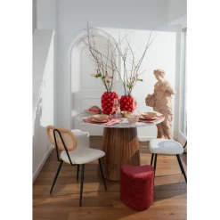 KARE Design Tabouret Lovely rouge 36x34cm> Meubles