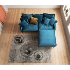 KARE Design Tabouret Lullaby pétrole><noscript><img width=