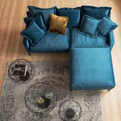 KARE Design Tabouret Lullaby pétrole><noscript><img width=