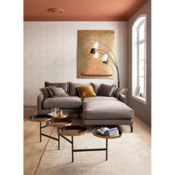 KARE Design Tabouret Lullaby taupe> Meubles