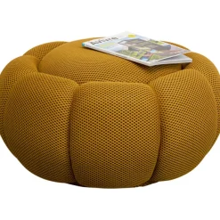 KARE Design Tabouret Peppo Bloom jaune Ø76cm> Meubles