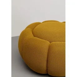 KARE Design Tabouret Peppo Bloom jaune Ø76cm><noscript><img width=