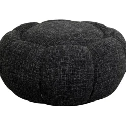 KARE Design Tabouret Peppo Bloom Melange noir Ø72cm> Meubles