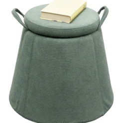 KARE Design Tabouret Thimble vert Ø51cm> Meubles