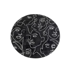 KARE Design Tapis Art Faces Ø250cm> Accessoires