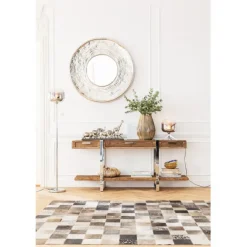 KARE Design Tapis Cosmo Fur Gris-Brun 170x240cm><noscript><img width=