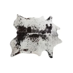 KARE Design Tapis Hide noir-blanc 219x242cm> Accessoires