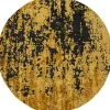 KARE Design Tapis Silja jaune Ø200cm> Accessoires