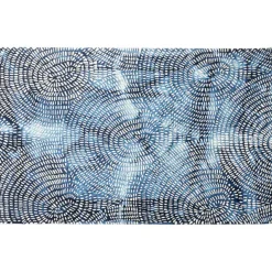 KARE Design Tapis Stamp bleu 170x240cm> Accessoires