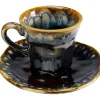 KARE Design Tasse à espresso Lio bleu nuit (2-parts)> Accessoires