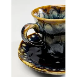 KARE Design Tasse à espresso Lio bleu nuit (2-parts)> Accessoires