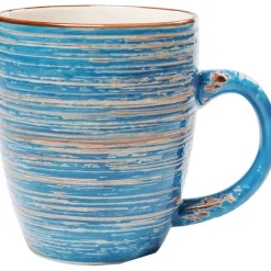 KARE Design Tasse Swirl bleu> Accessoires