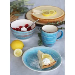 KARE Design Tasse Swirl bleu><noscript><img width=