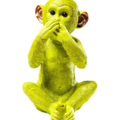 KARE Design Tirelire Monkey Iwazaru citron vert> Accessoires