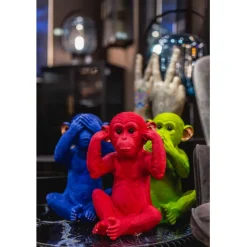 KARE Design Tirelire Monkey Iwazaru citron vert> Accessoires
