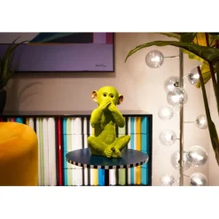 KARE Design Tirelire Monkey Iwazaru citron vert><noscript><img width=
